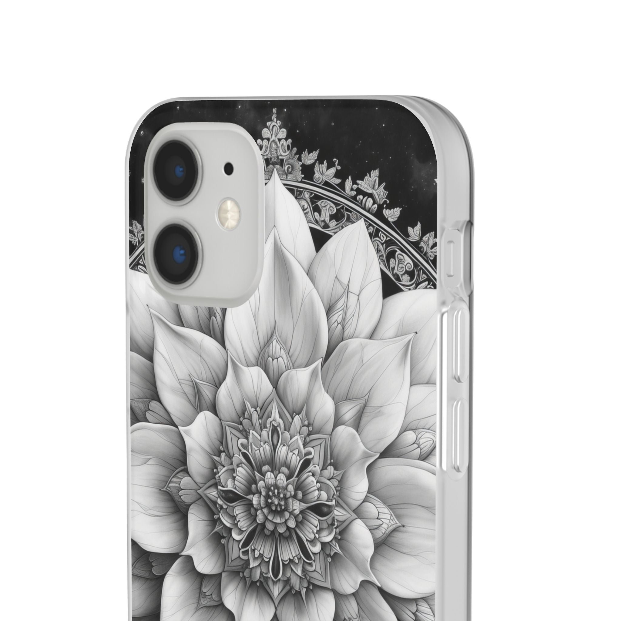 Celestial Mandala Harmony | Flexible Phone Case for iPhone