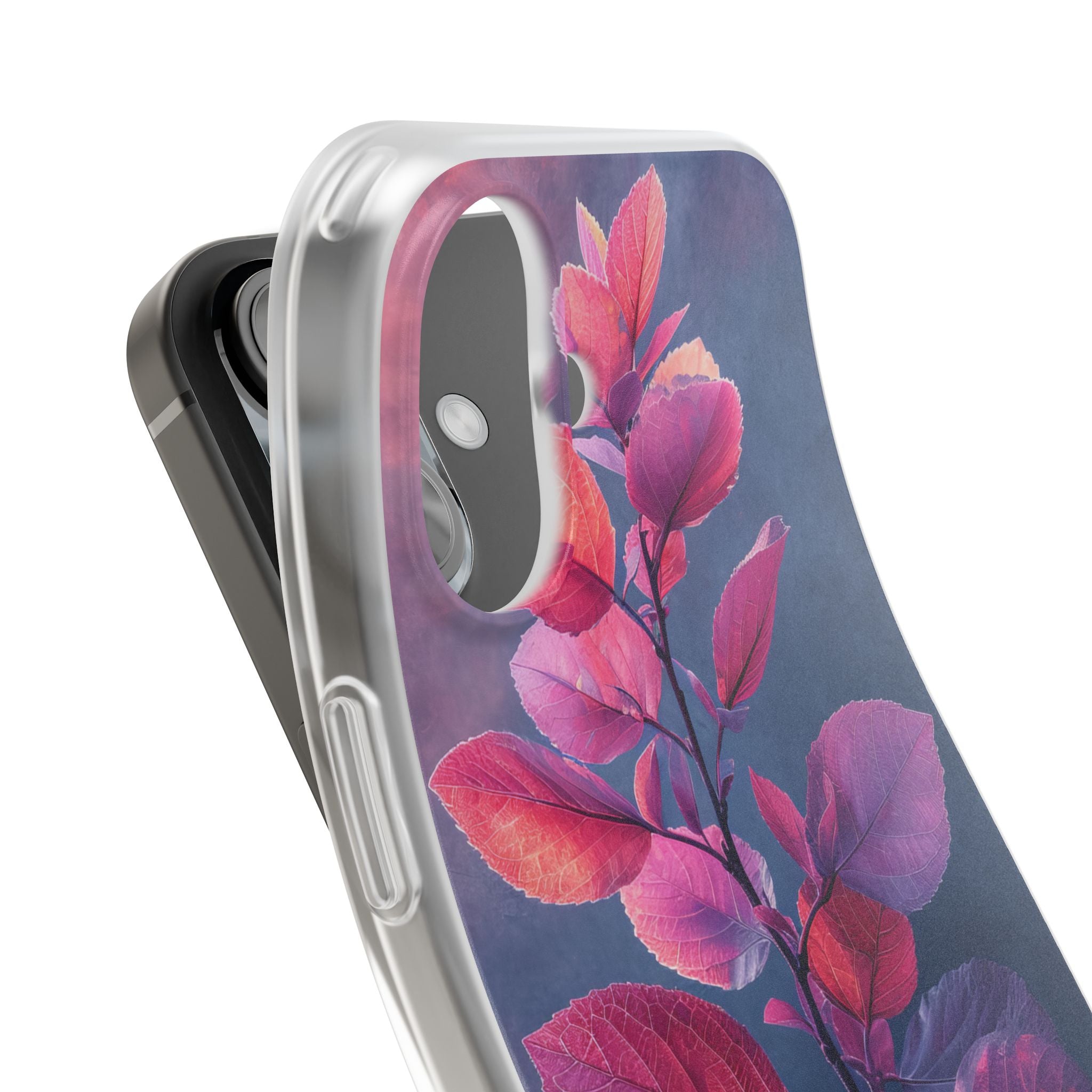 Pink Blue Nature - Flexi iPhone 16 Phone Case