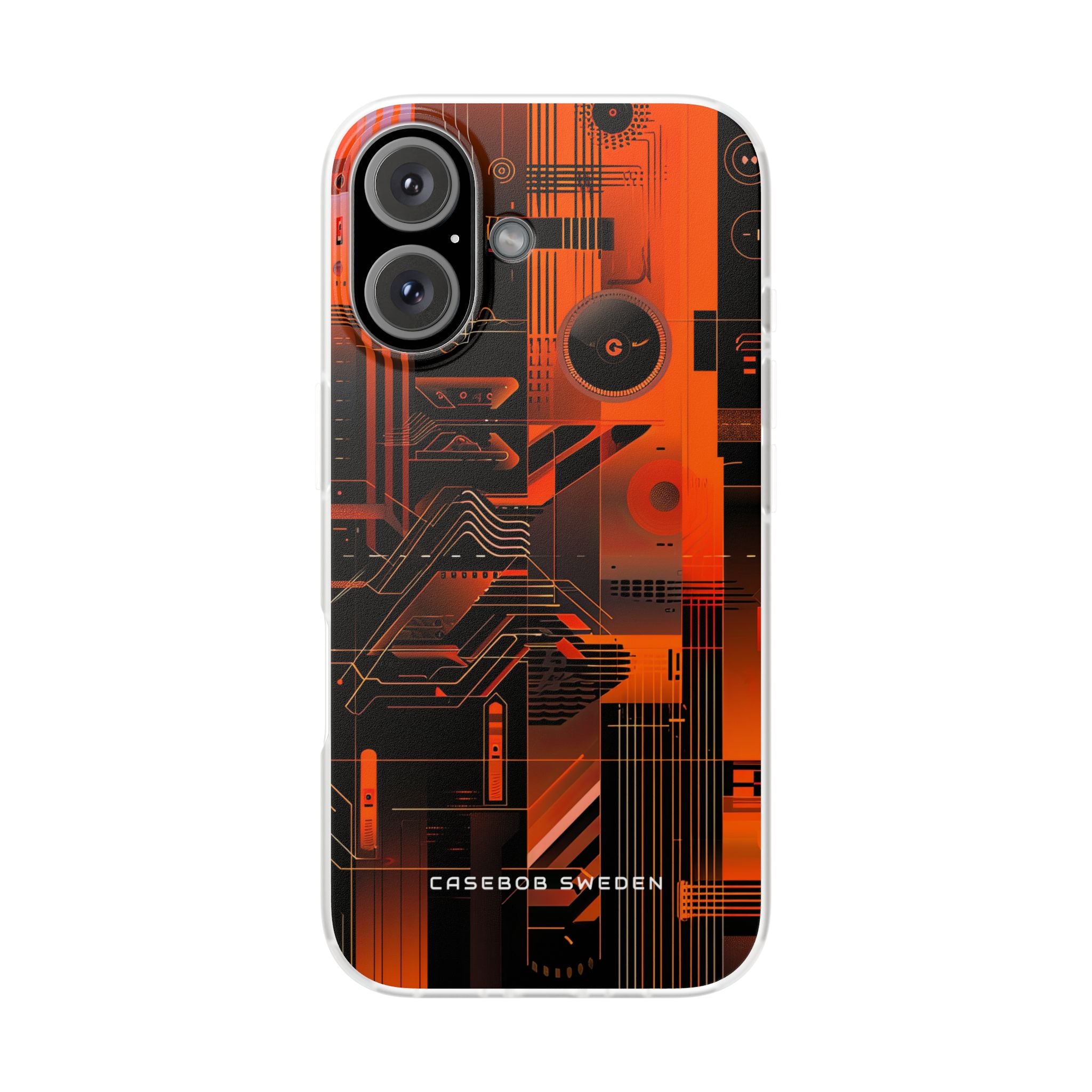 Gradient Circuitburst iPhone 16 - Flexi Phone Case