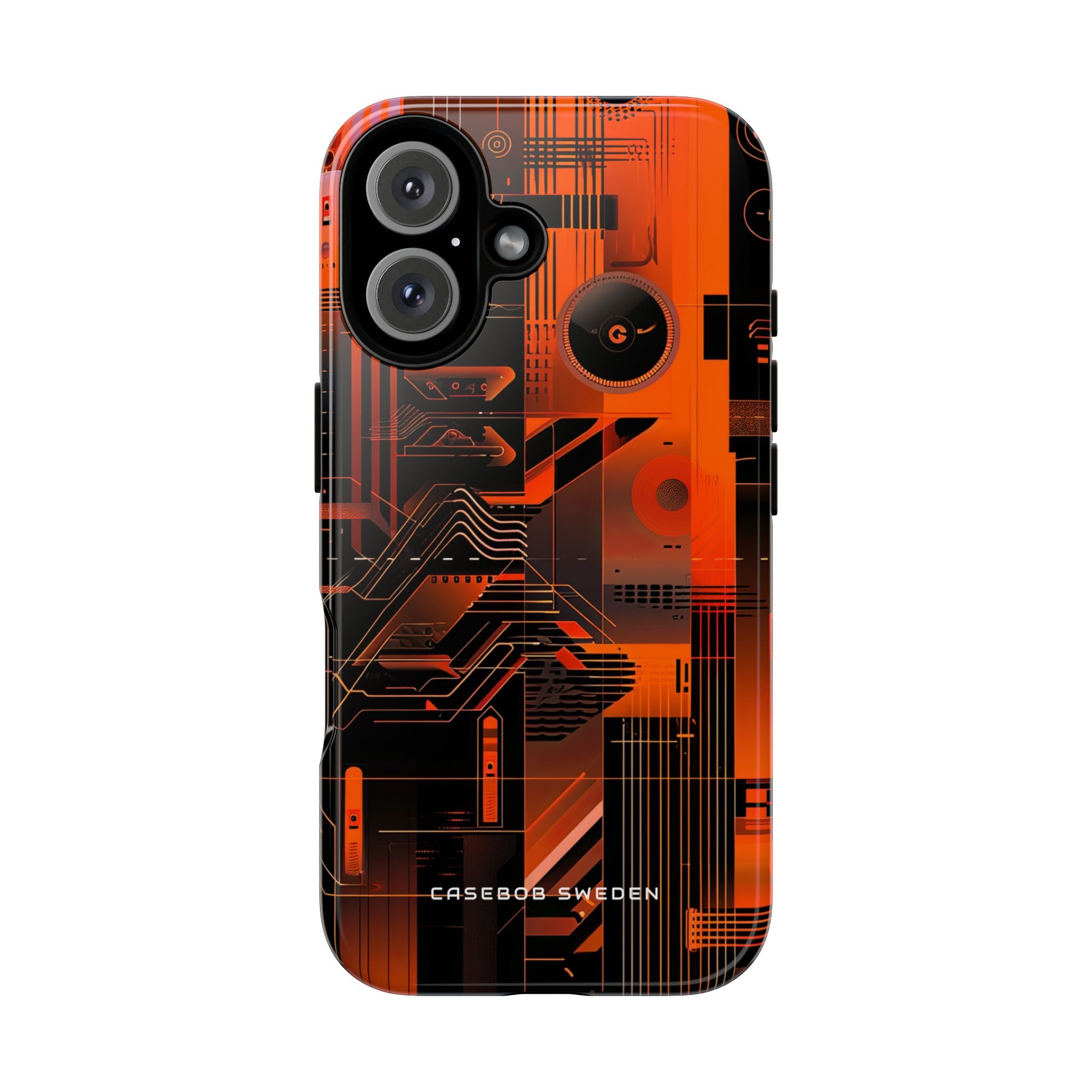 Gradient Circuitburst iPhone 16 - Tough Phone Case