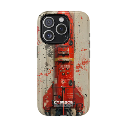Crimson Rocket Burst iPhone 15 - Tough+