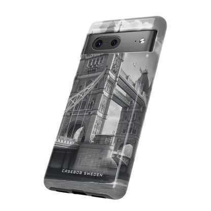 Tower Bridge Monochrome Architecture Study Google Pixel 7 - Tough Phone Case