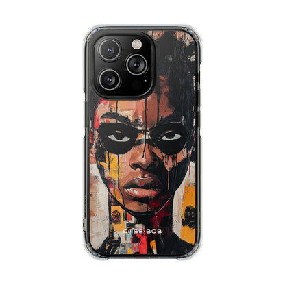 Masked Portrait Drips iPhone 14 Pro Case - Impact