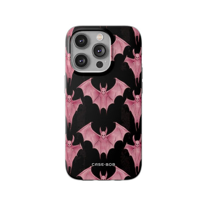 Pink Batwave iPhone 14 Pro Case - Soft