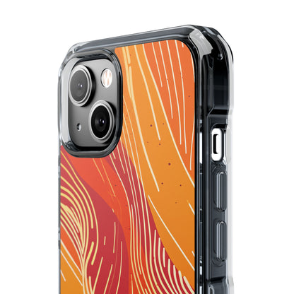 Gradient Flowwave Essence iPhone 14 - Clear Impact Phone Case