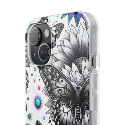 Butterfly Bloom iPhone 15 Case - Soft
