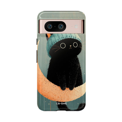 Cat Sits Dreaming - Google Pixel Case