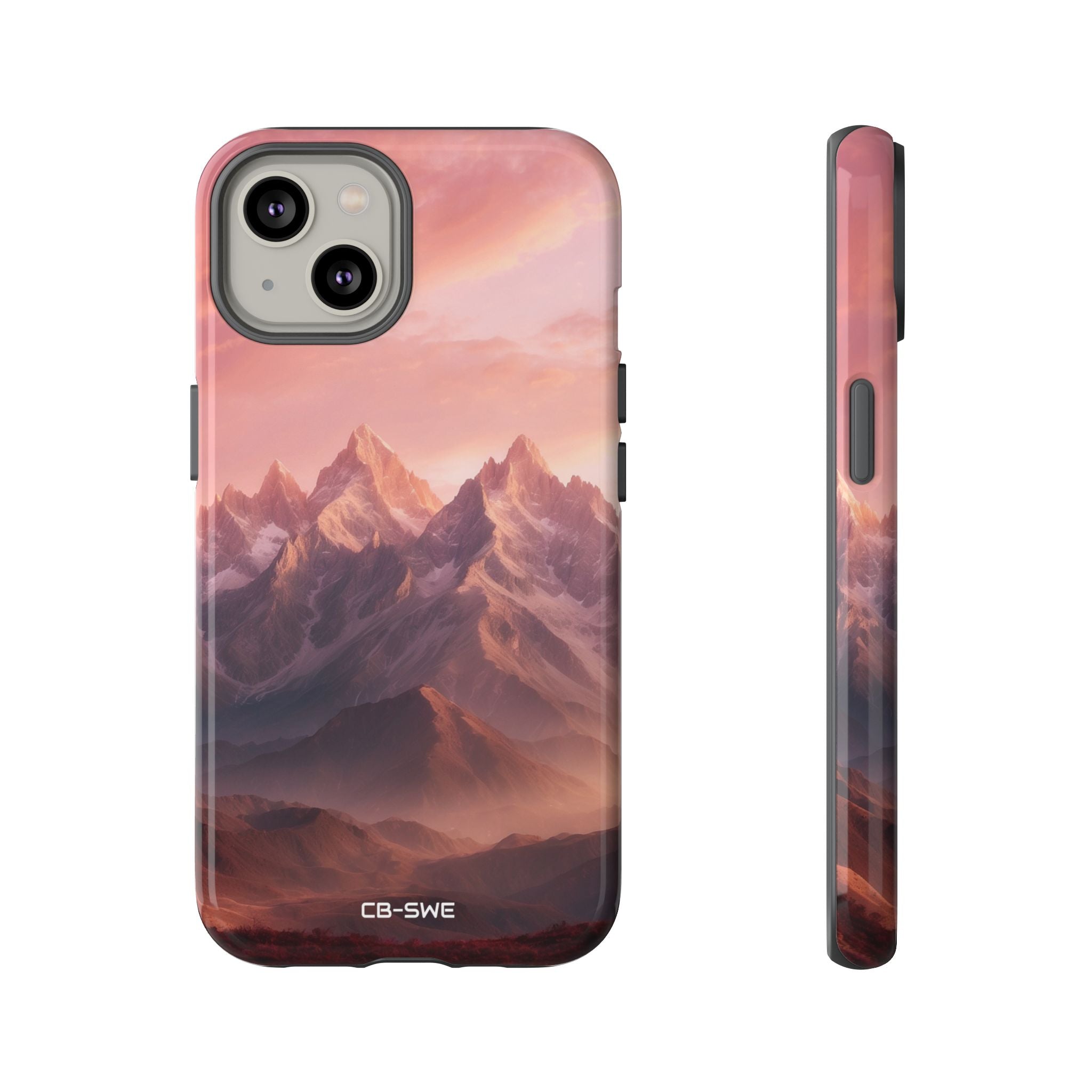 Vibrant Peaks Emerge - iPhone Case