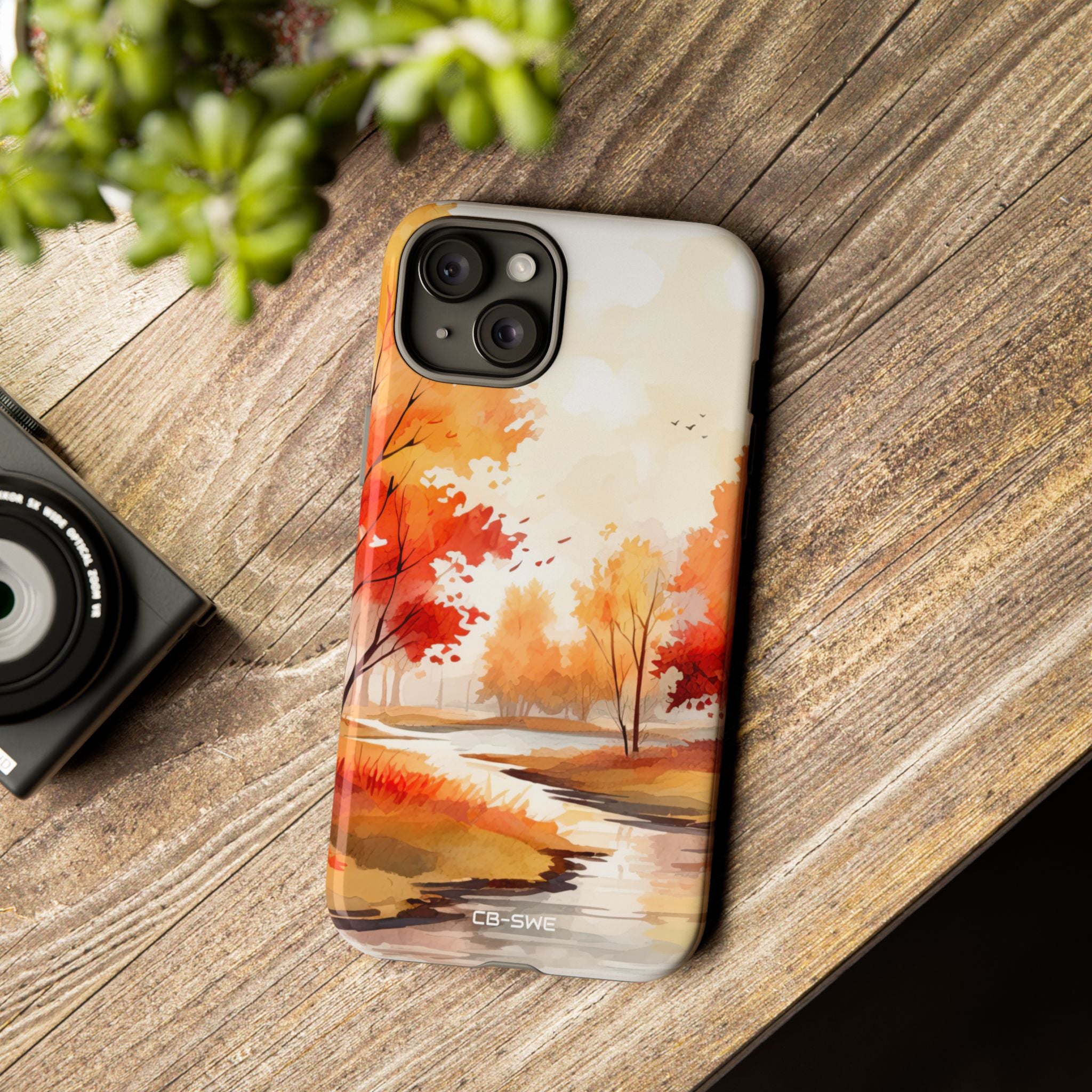 Autumn Leaves Dance - iPhone Case