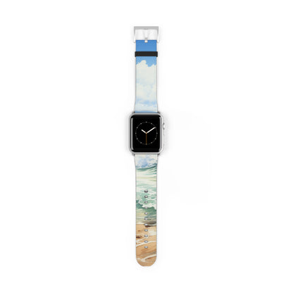 Foaming Blue Waves - Watch Band