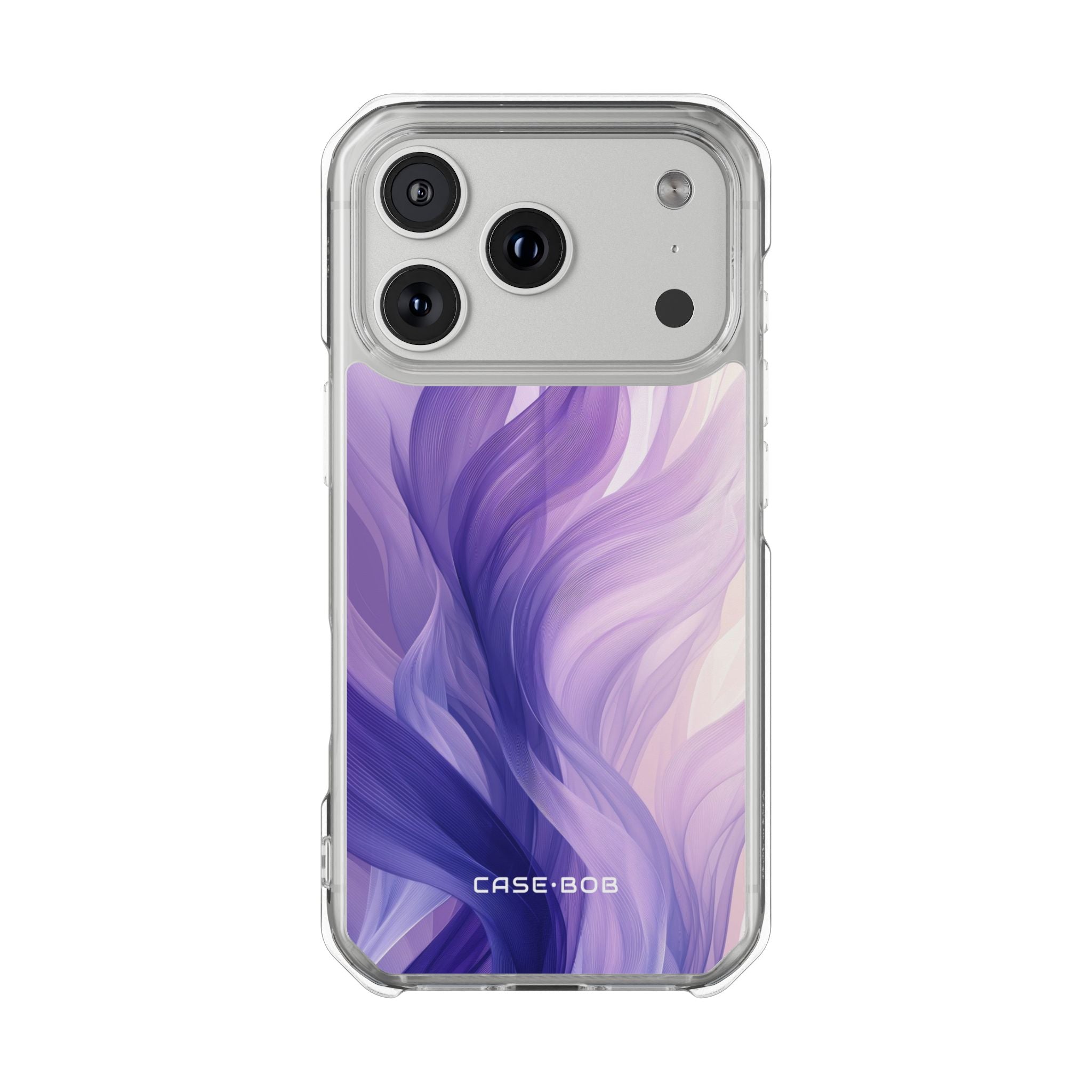 Wavy Lavender Ribbons iPhone 17 Pro Case - Impact