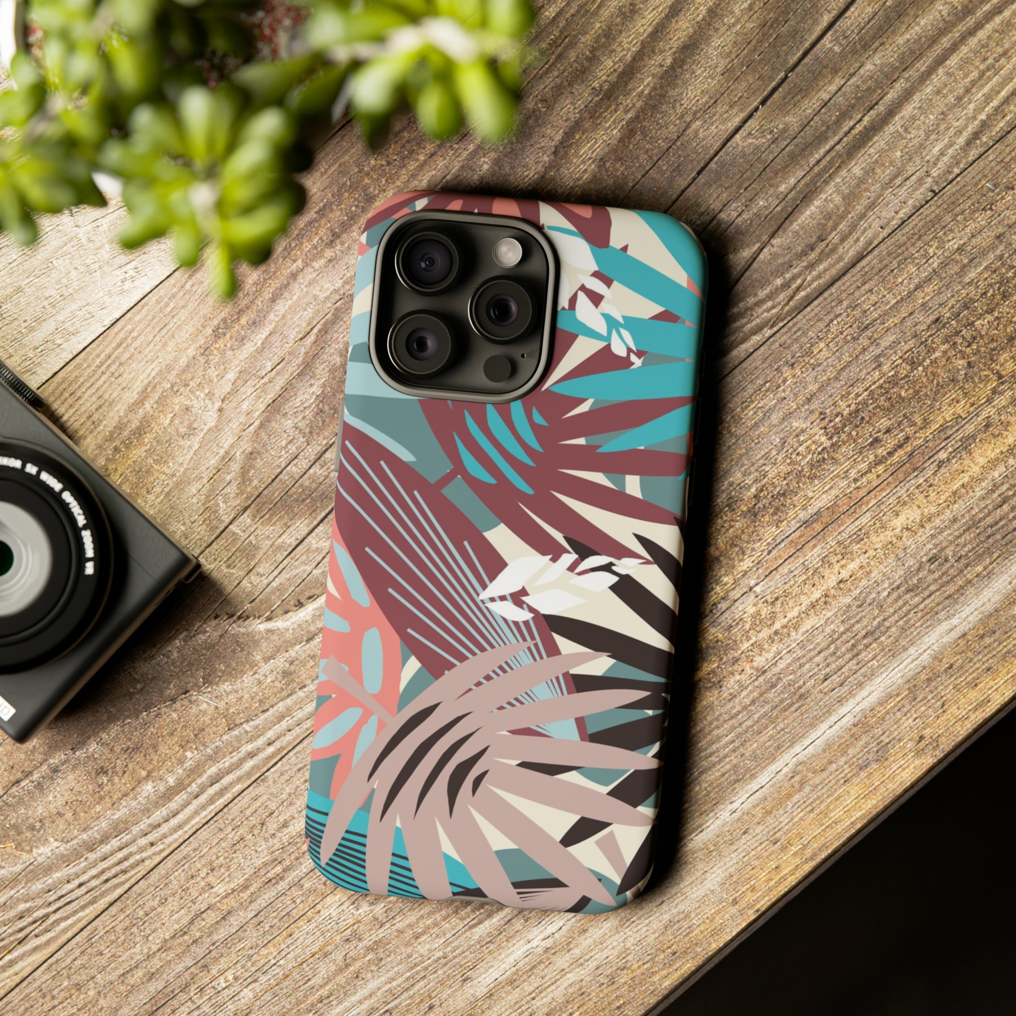 Tropical Leaf Jazz - Protective Phone Case