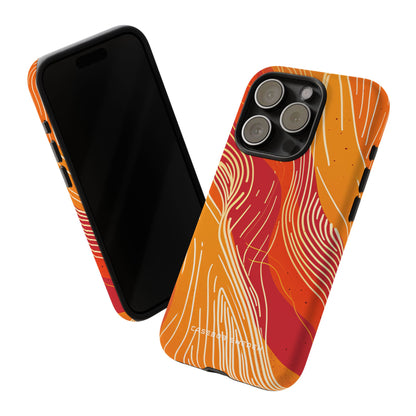 Gradient Flowwave Essence iPhone 15 - Tough Phone Case