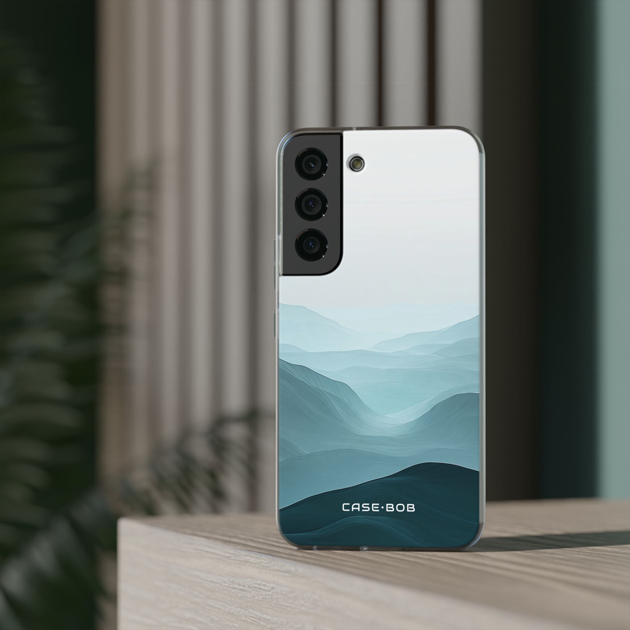 Teal Mist Mountains Samsung S22 - Soft