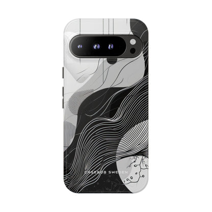 Fluid Geometry Fusion Google Pixel 9 - Tough Phone Case