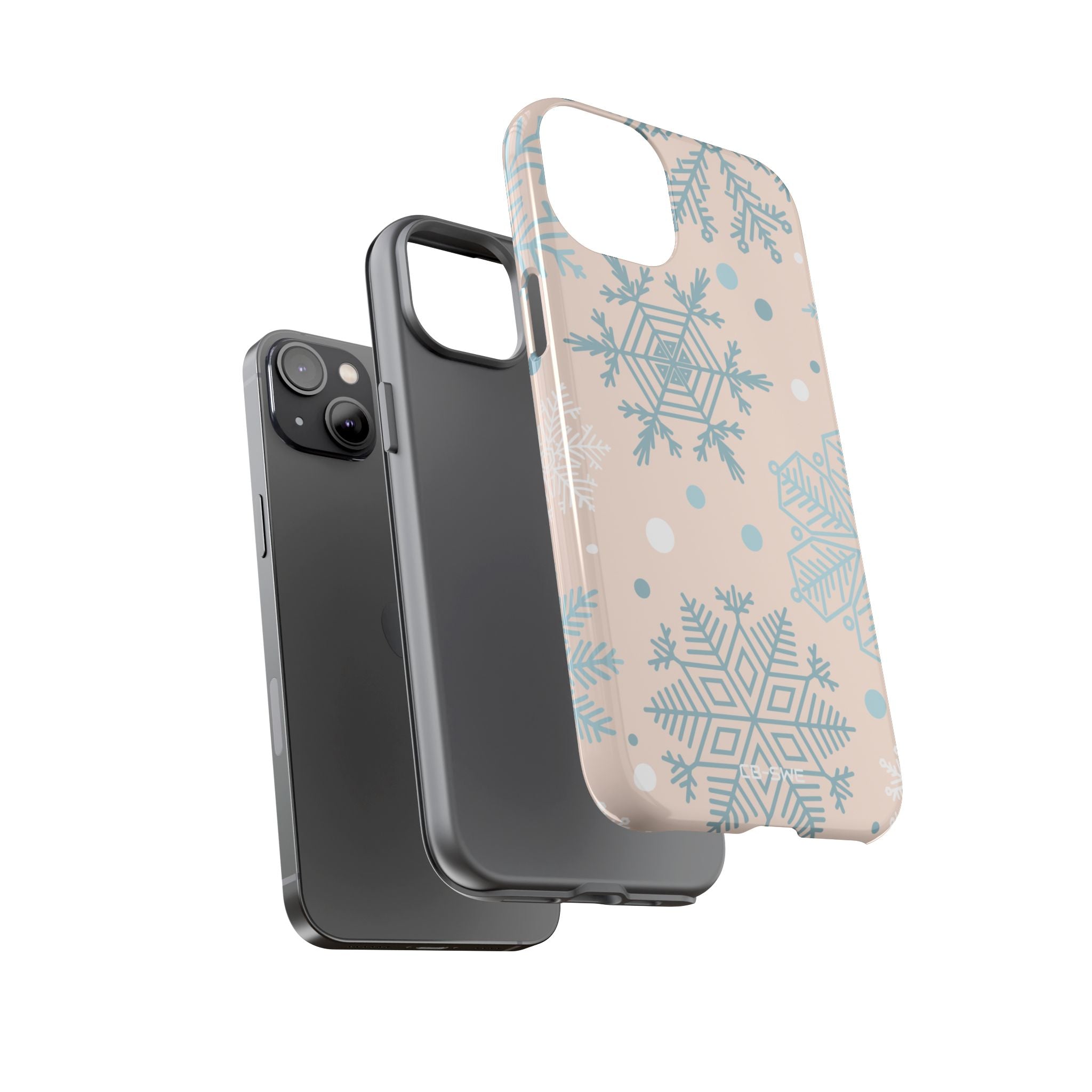 Snowflake Pastel Harmony - iPhone Case