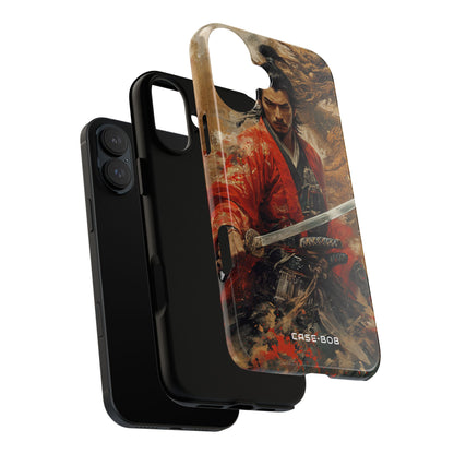 Crimson Samurai iPhone 16 Plus Case - Tough