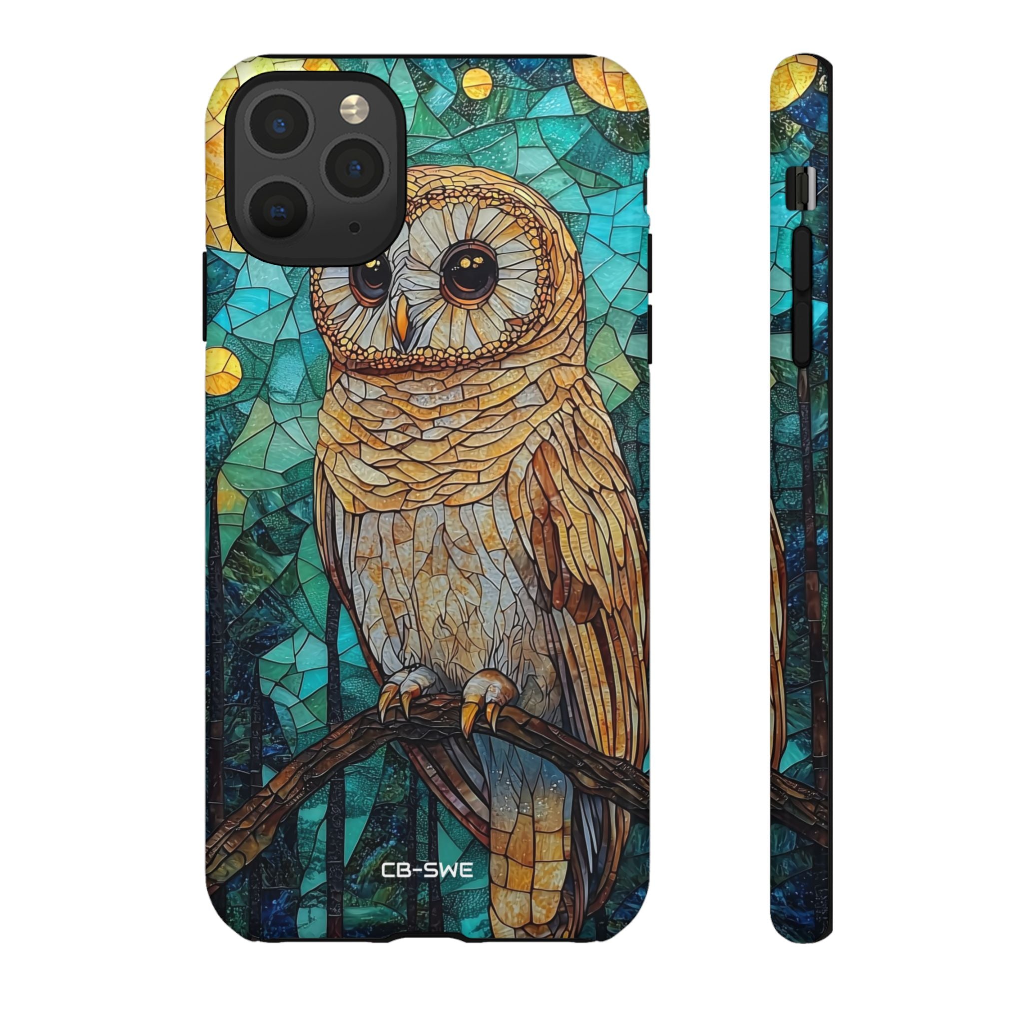 Celestial Owl Gaze - iPhone Case