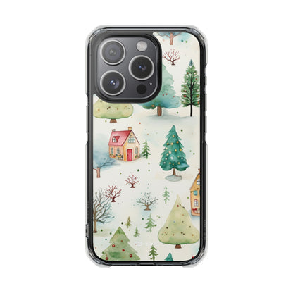 Winter Scene Glows iPhone Case - Impact