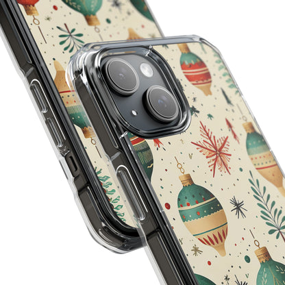 Teal Ornaments iPhone 15 Case - Impact