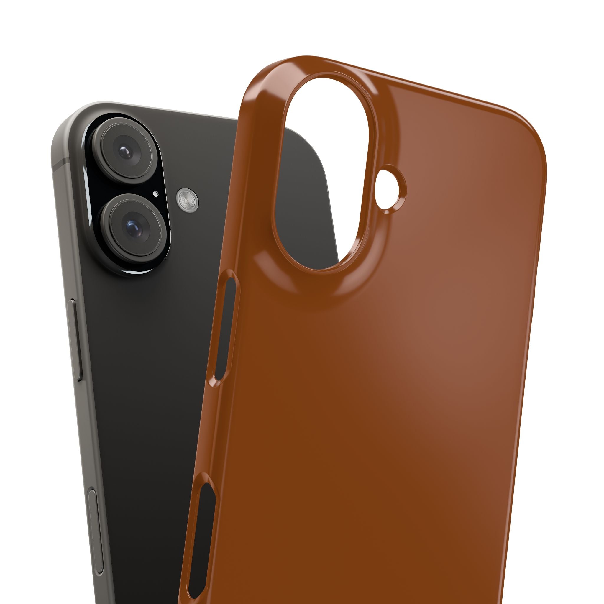 Saddle Brown iPhone 16 - Slim Phone Case