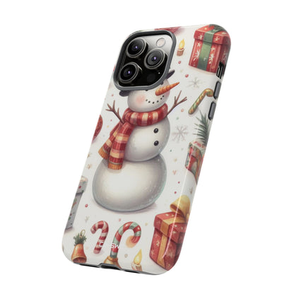 Snowman Welcomes Joy - iPhone Case