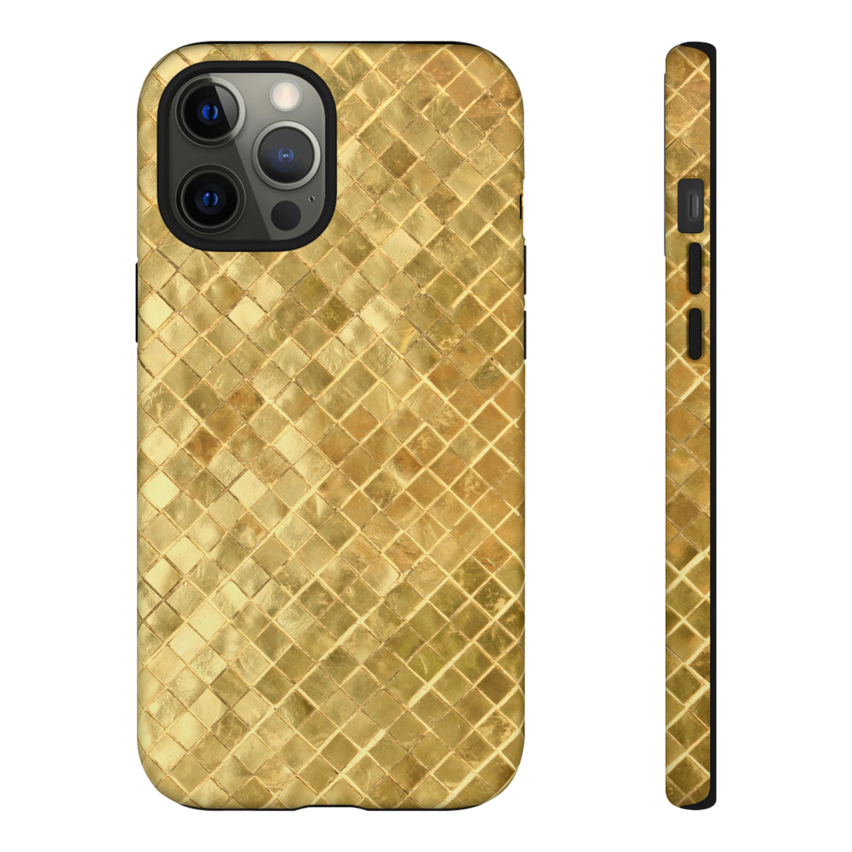 Goldenes Mosaik - Schutzhülle fürs Handy