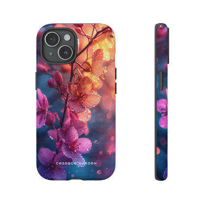 Surreal Flower Harmony iPhone 15 - Tough Phone Case