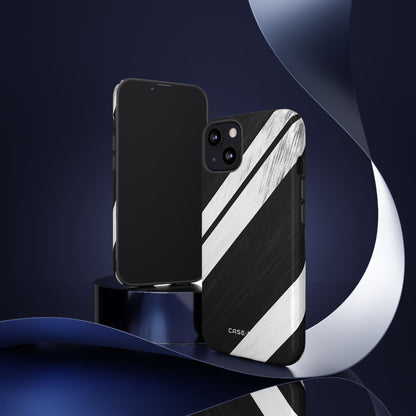 Distressed Stripe Motion iPhone 13 Case - Tough