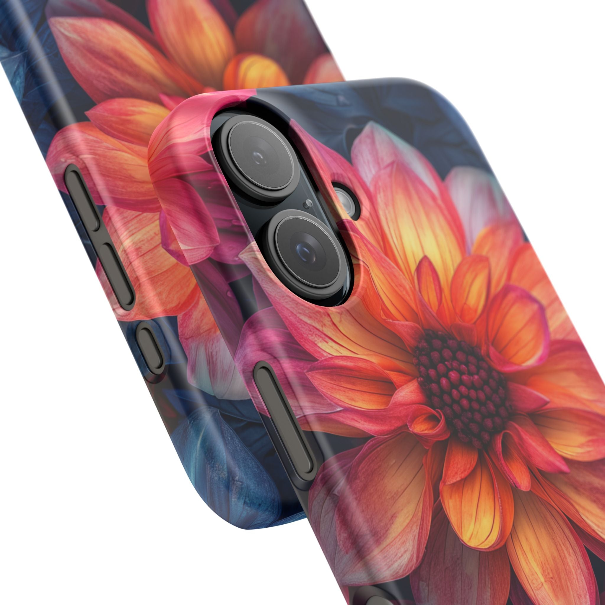 Fiery Bloom Harmony iPhone 16 - Slim Phone Case