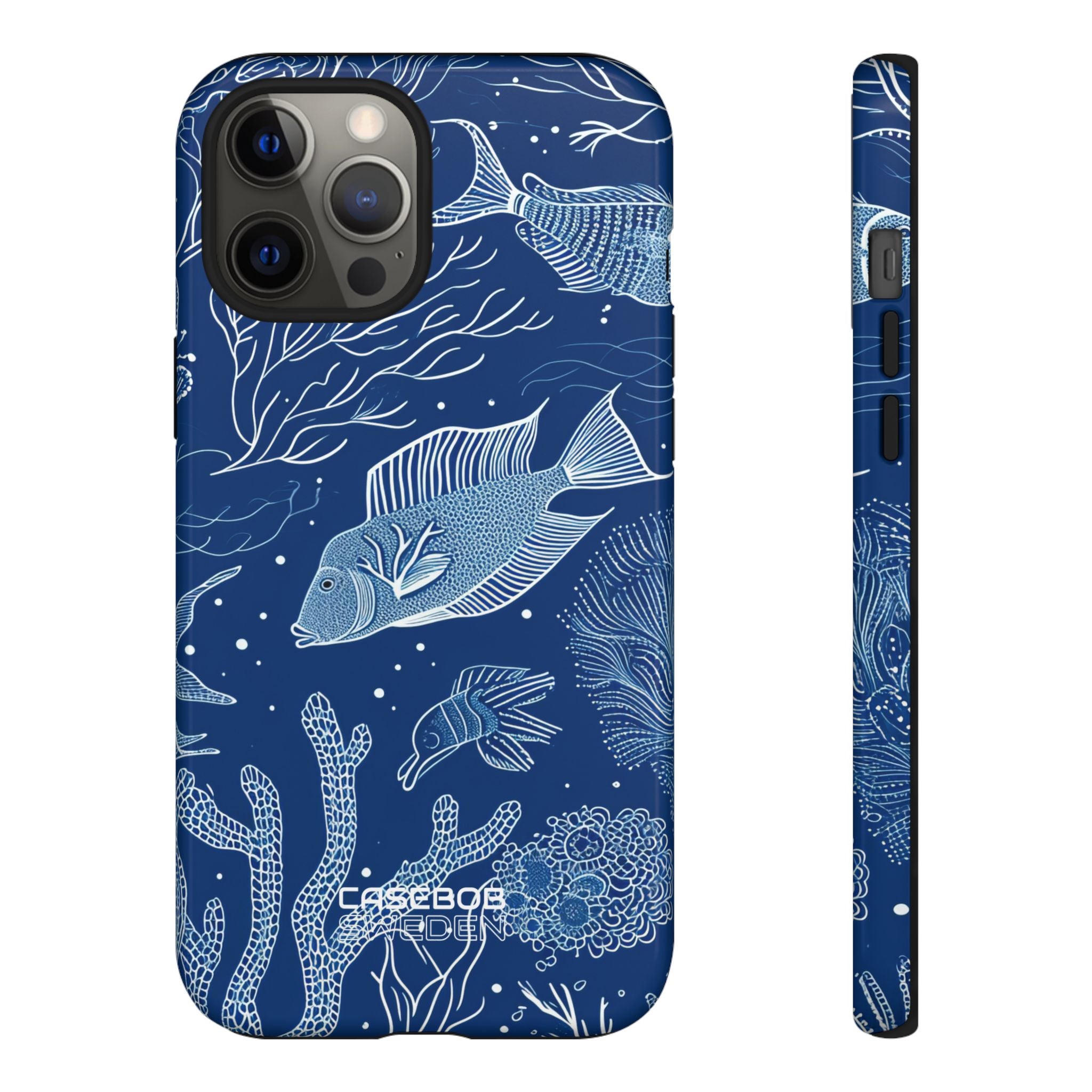 Blue Coral Garden iPhone 12 - Tough