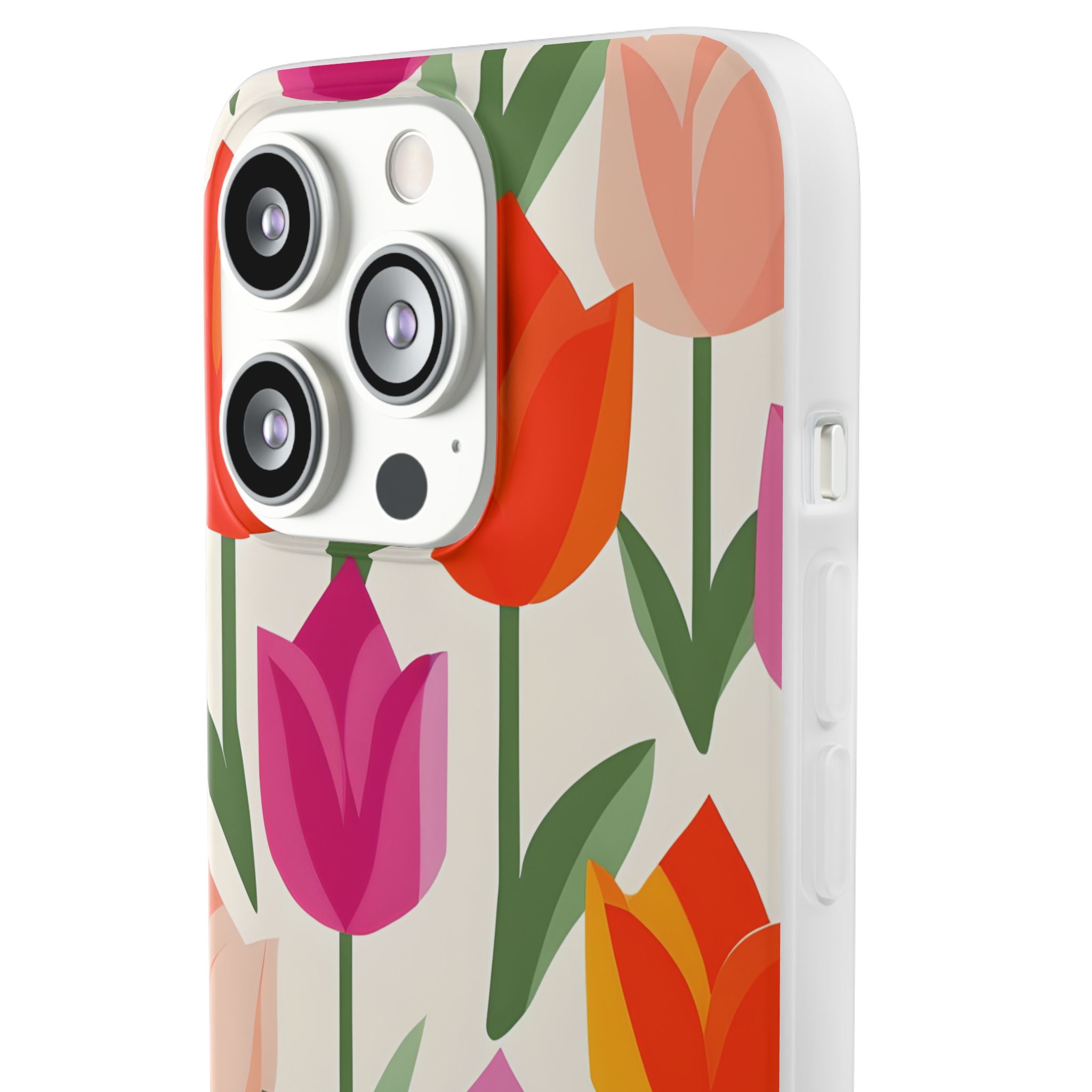Tulip Harmony Green iPhone 13 Pro - Soft Case