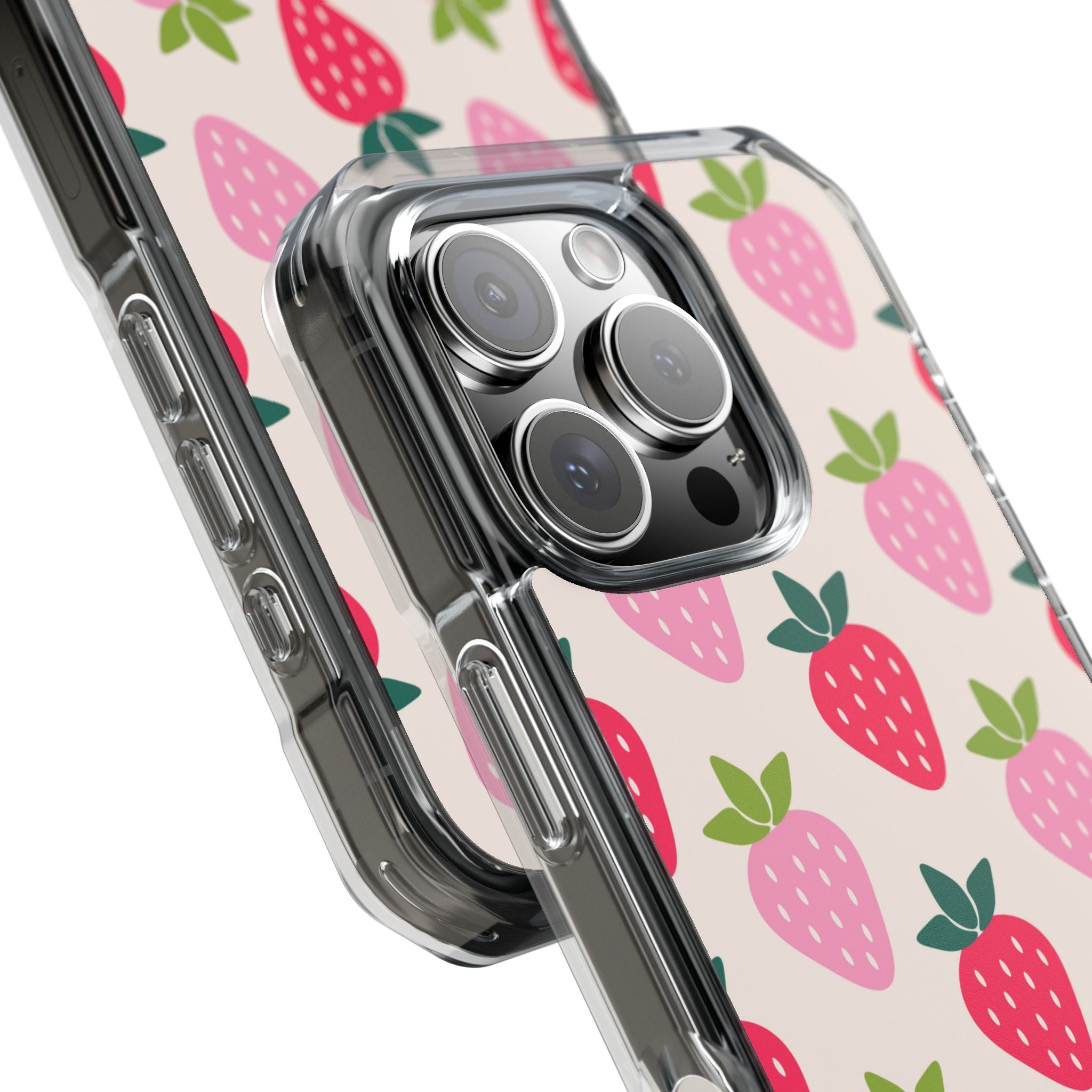 Vibrant Strawberry Rhythm iPhone Case - Impact