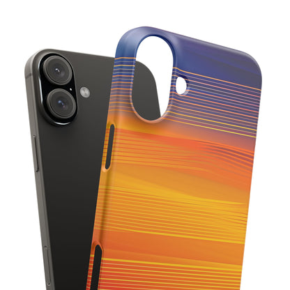 Gradient Sunset Flow iPhone 16 - Slim Phone Case