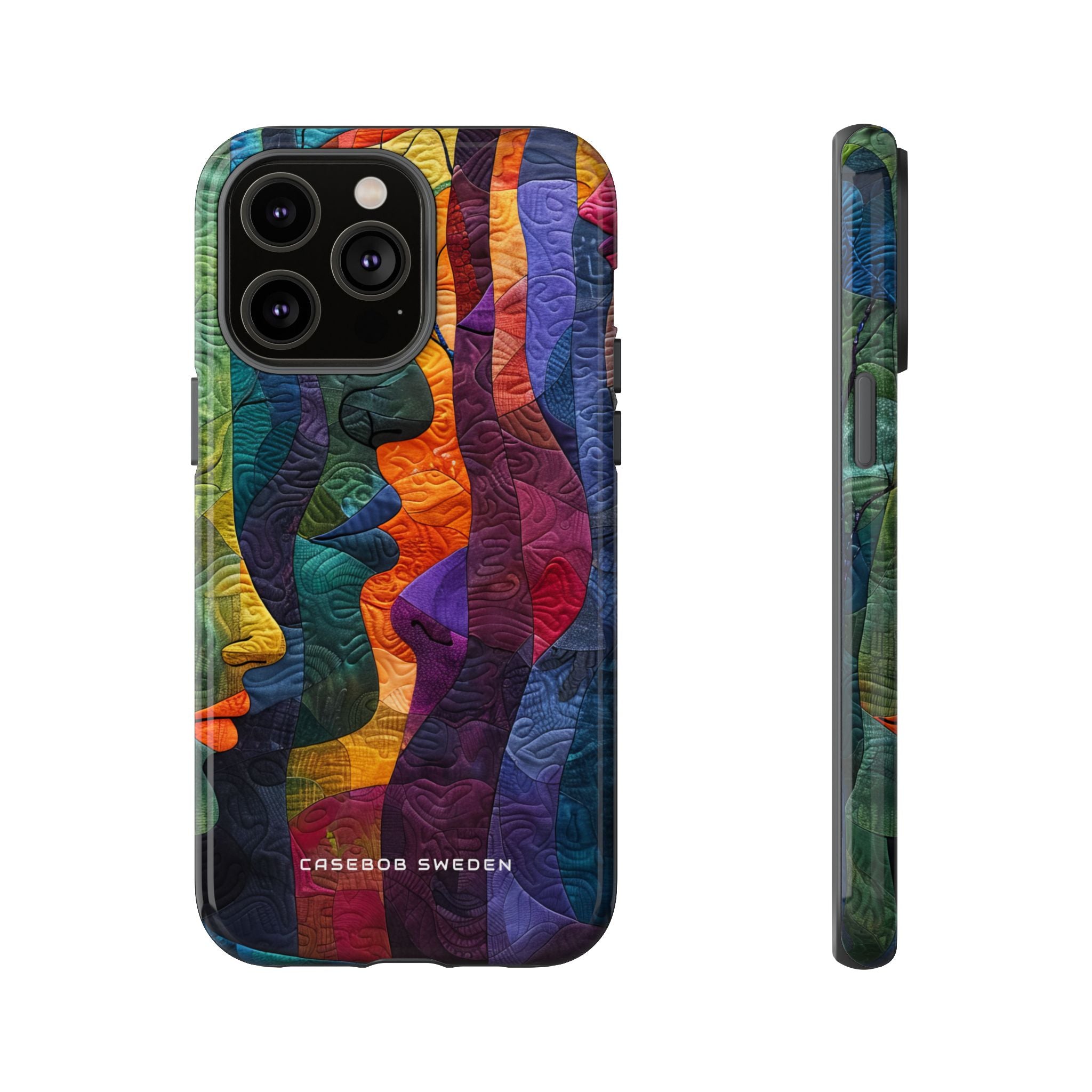 Harmonized Faces and Nature Fusion iPhone 14 - Tough Phone Case