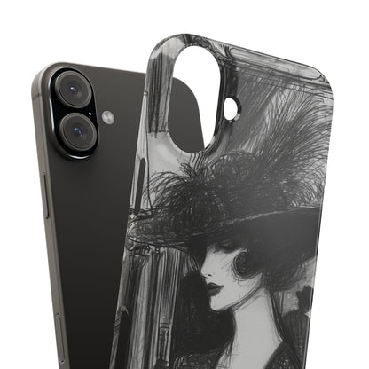 Timeless Elegance in Monochrome iPhone 16 - Slim Phone Case