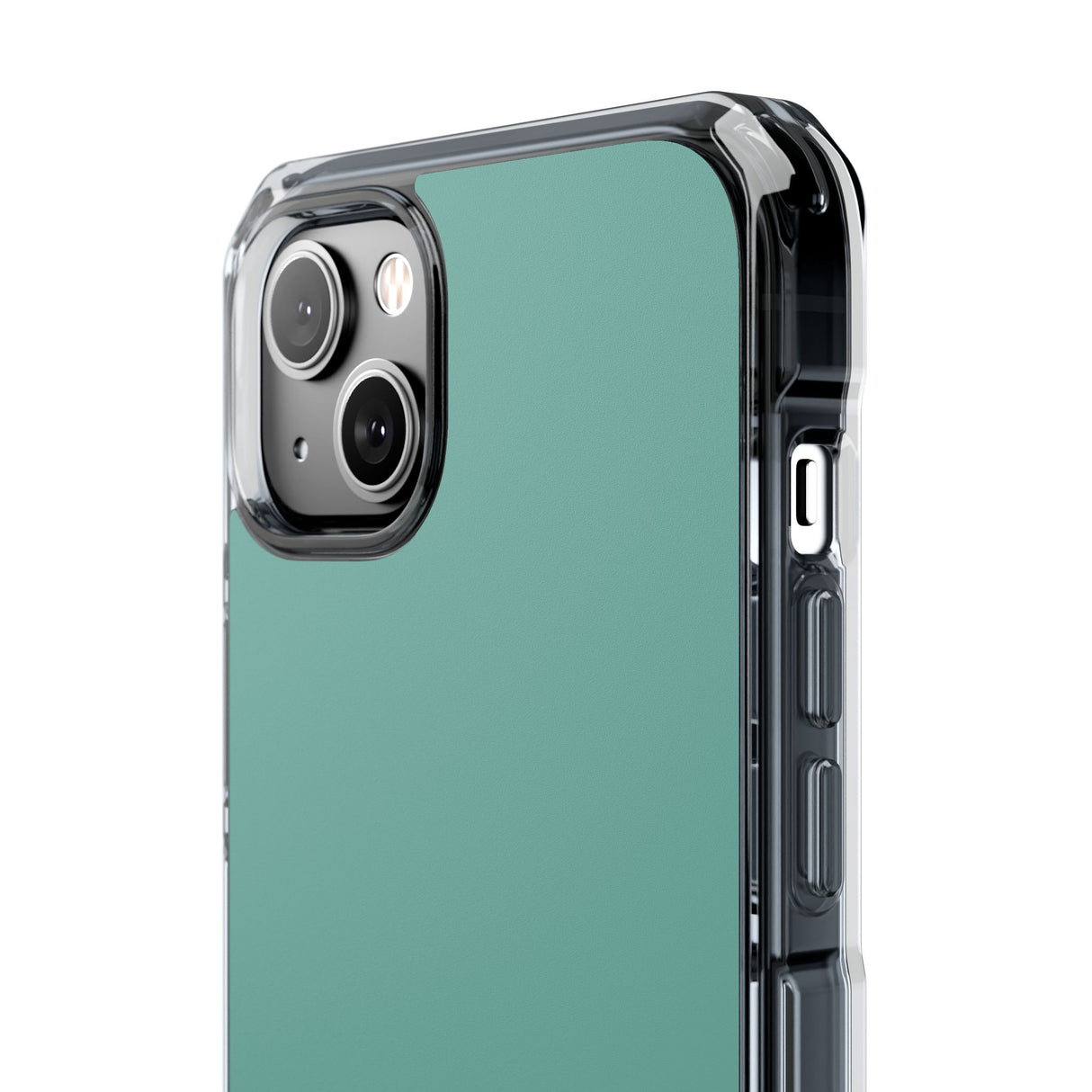 Green Sheen | Handyhülle für iPhone (Clear Impact Case – magnetisch) 