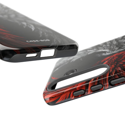 Crimson White Wings Samsung S25 Plus Case - Tough