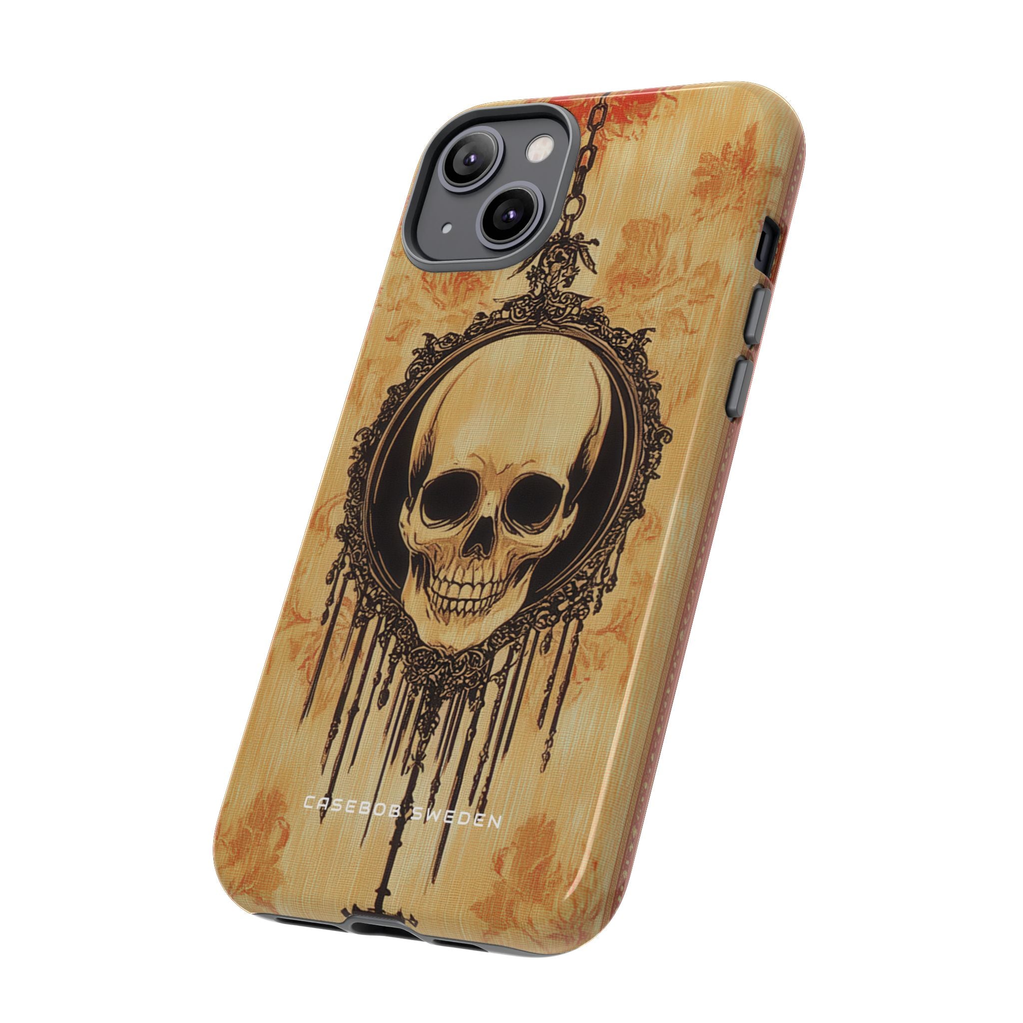 Gothic Skull Elegance iPhone 14 - Tough Phone Case