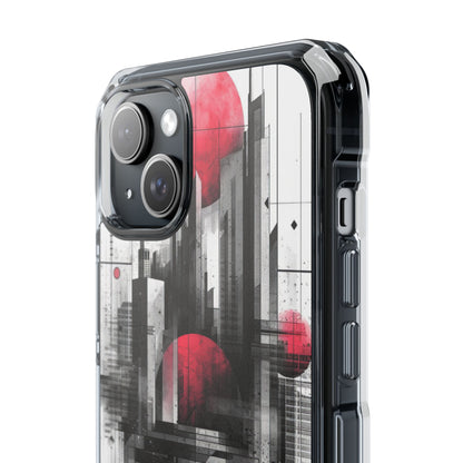 Cyber Gridscape - Phone Case for iPhone