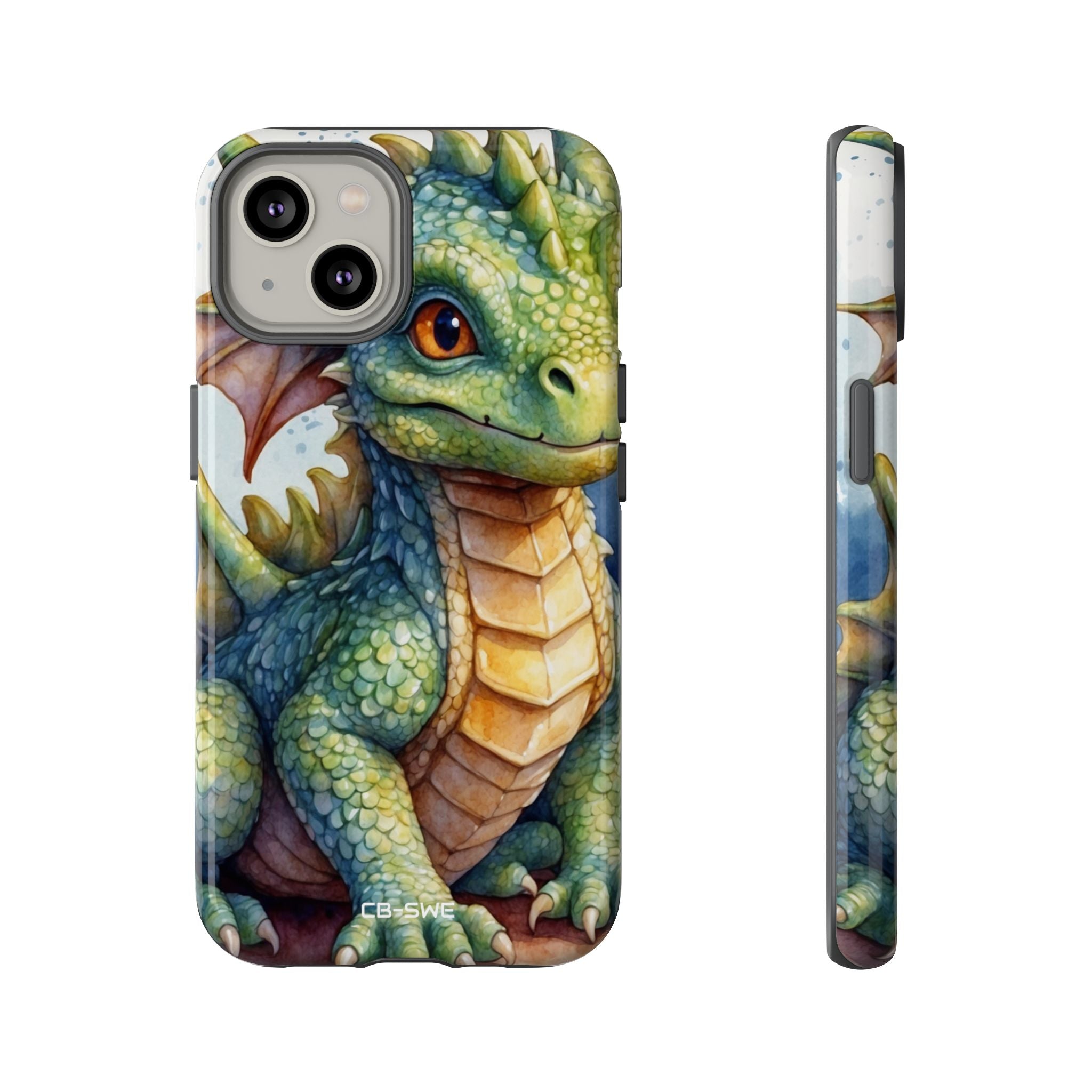 Green Dragon Smiles - iPhone Case