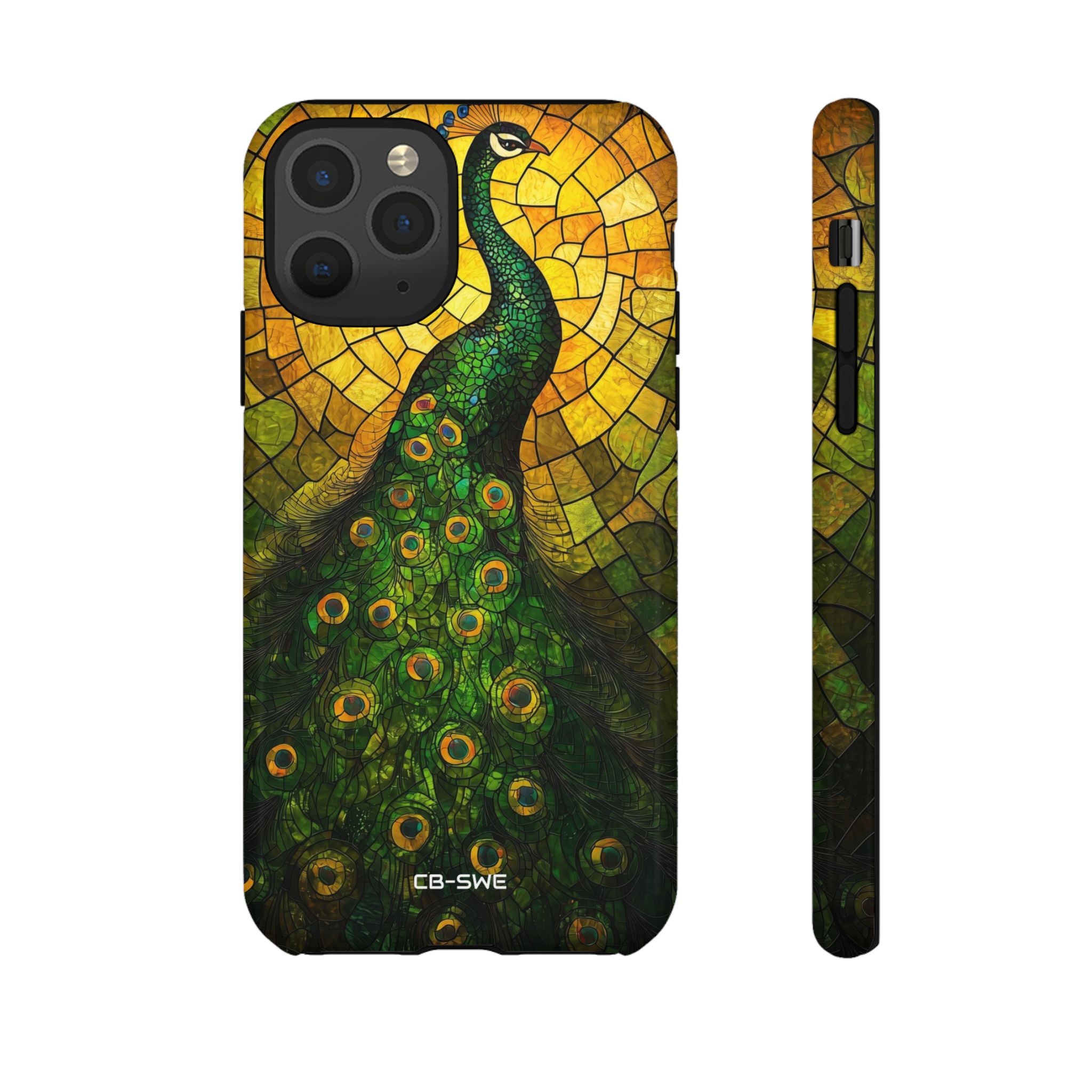 Peacock Spreads Light - iPhone Case