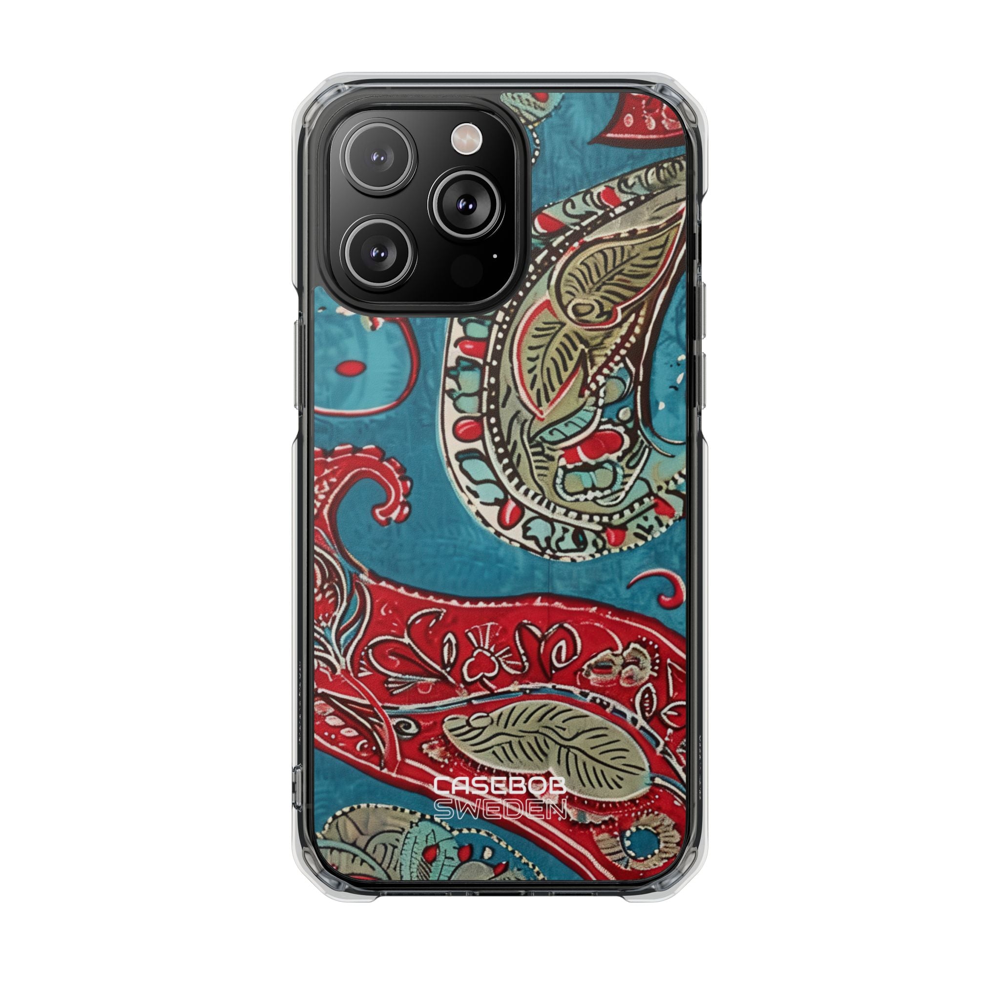 Paisley Floral Fusion iPhone 14 - Impact Clear+