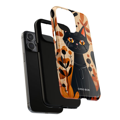 Black Cat Glow iPhone 15 Pro Max Case - Tough+