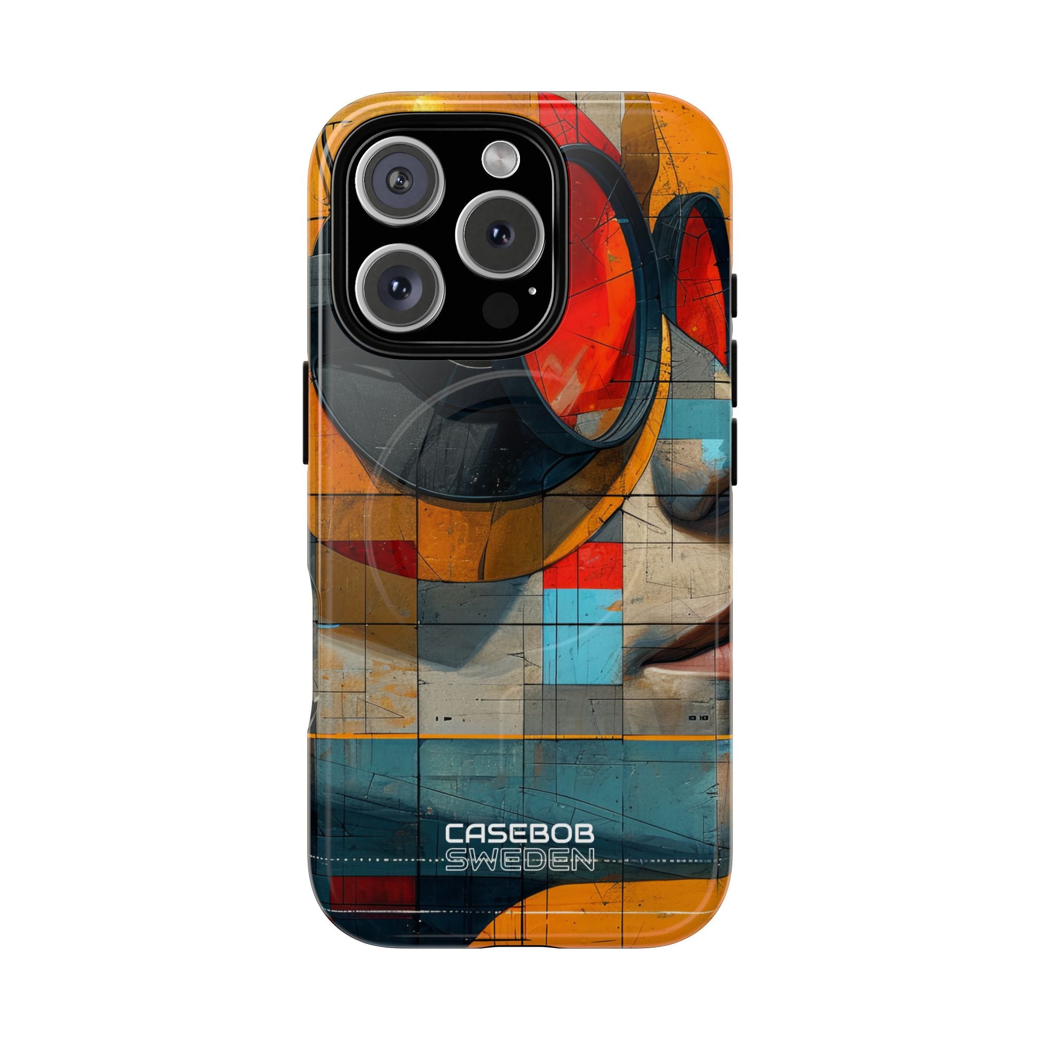 Futuristic Cubist Visions iPhone 16 - Tough+