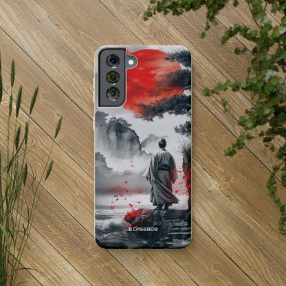 Serene Samurai Sunrise | Biodegradable Phone Case