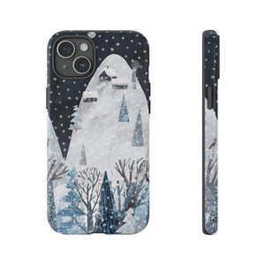 Cute Winter Landscape - Protective Phone Case