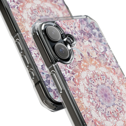 Purple Pink Mandala - Clear Impact iPhone 16 Phone Case