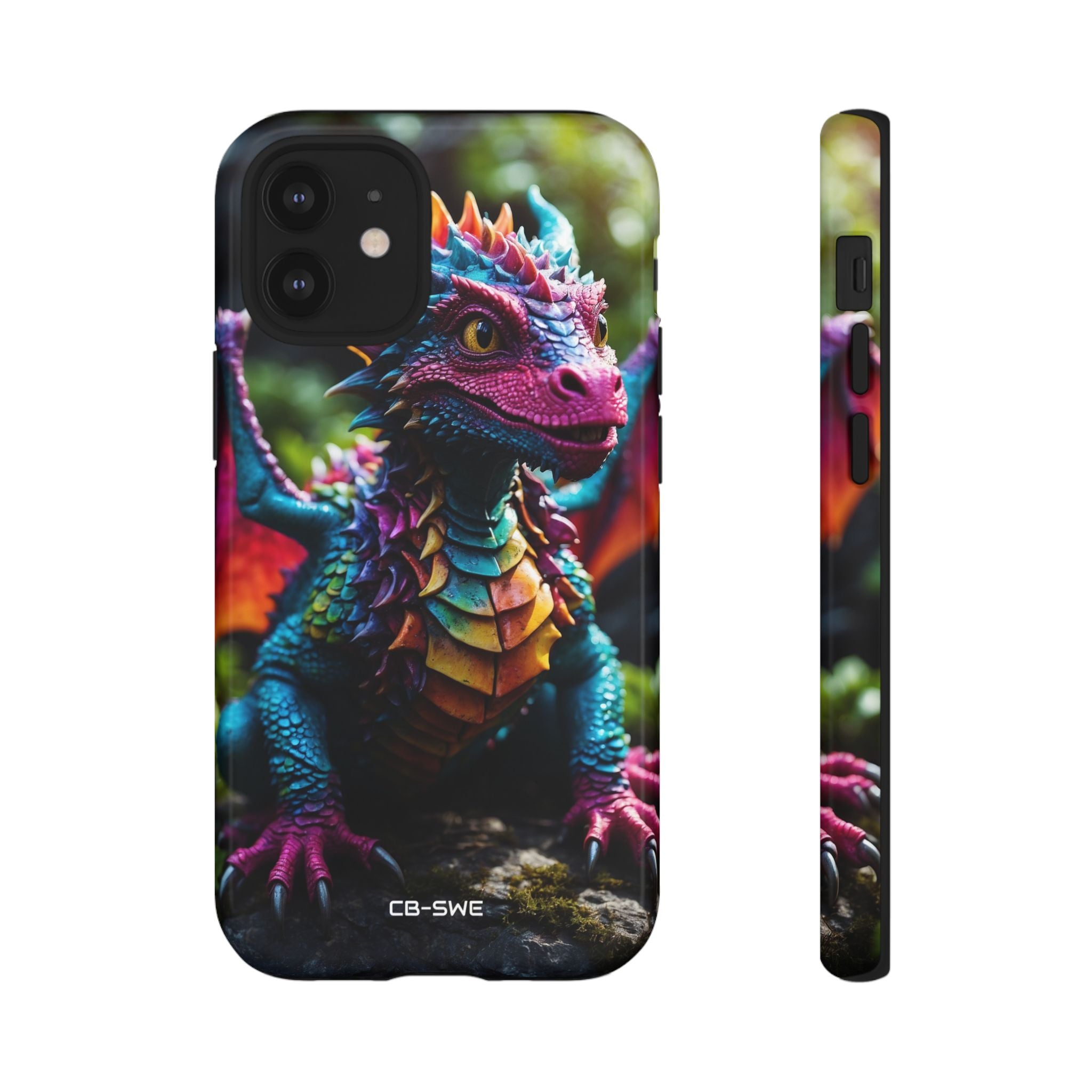 Friendly Dragon Smiles - iPhone Case