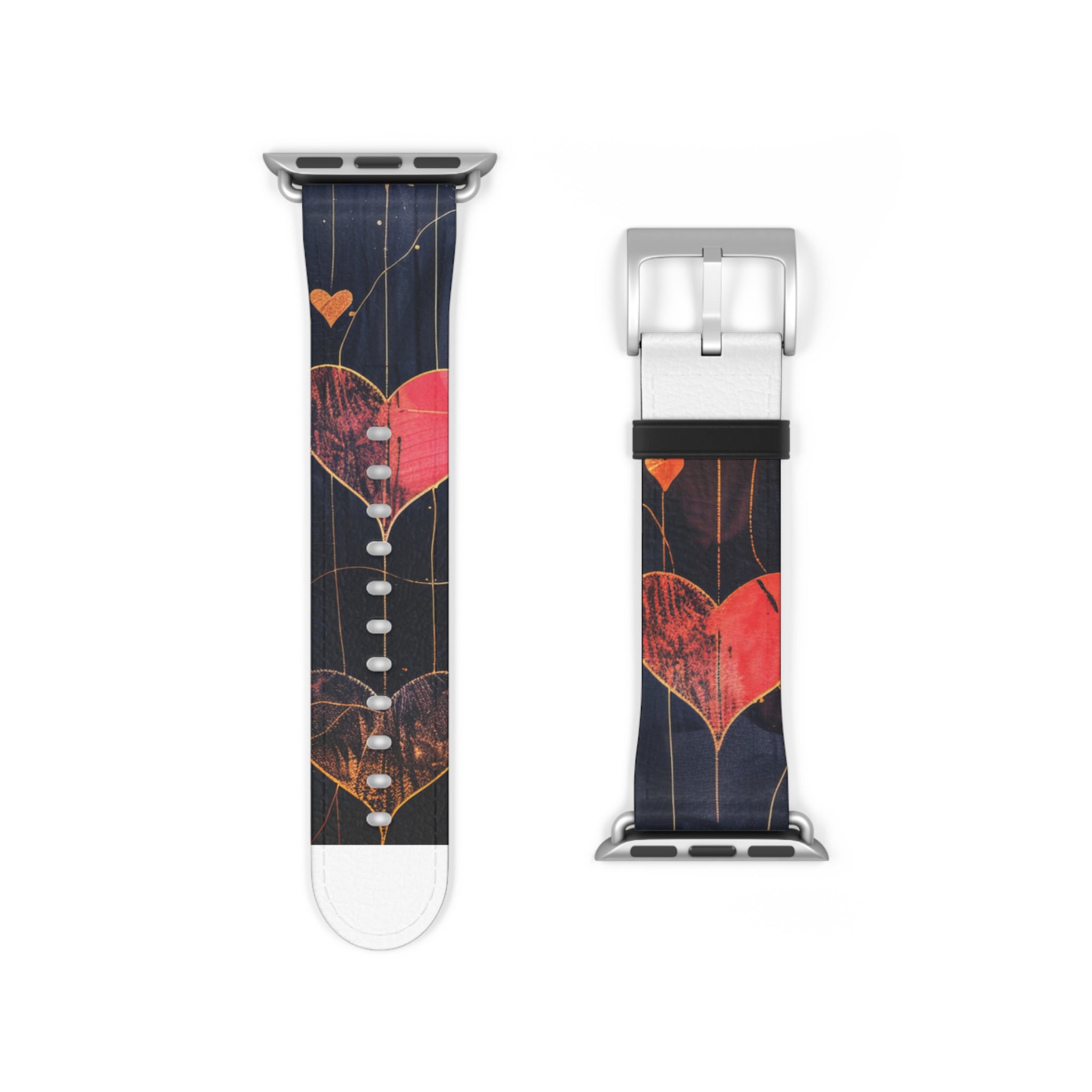 Rauhassa sydänruudukko - Kellonranneke